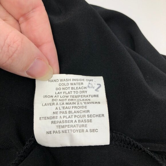 Sympli Black Stretch Knit Tunic Size 10 3/4 Sleeve - Picture 7 of 7